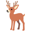 Deer Element from Noto Emojis Set