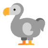 Dodo Flat Element from Fluent Emoji Flat Set