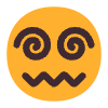 Face With Spiral Eyes Flat Emoji from Fluent Emoji Flat Set | Free Download as SVG Vector and Transparent PNG | Streamline emojis