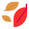 Fallen Leaf Flat Element from Fluent Emoji Flat Set