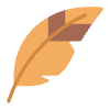 Feather Flat Element from Fluent Emoji Flat Set