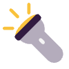 Flashlight Flat Element from Fluent Emoji Flat Set