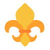Fleur De Lis Flat Element from Fluent Emoji Flat Set
