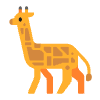 Giraffe Flat Element from Fluent Emoji Flat Set