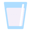 Glass Of Milk Flat Emoji from Fluent Emoji Flat Set | Free Download as SVG Vector and Transparent PNG | Streamline emojis