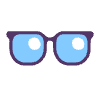 Glasses Flat Element from Fluent Emoji Flat Set