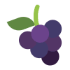 Grapes Flat Element from Fluent Emoji Flat Set