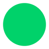 Green Circle Flat Element from Fluent Emoji Flat Set