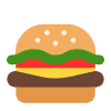 Hamburger Flat Element from Fluent Emoji Flat Set