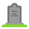 Headstone Flat Emoji from Fluent Emoji Flat Set | Free Download as SVG Vector and Transparent PNG | Streamline emojis