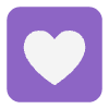 Heart Decoration Flat Element from Fluent Emoji Flat Set