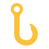 Hook Flat Element from Fluent Emoji Flat Set