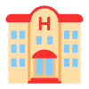 Hotel Flat Element from Fluent Emoji Flat Set
