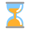 Hourglass Done Flat Emoji from Fluent Emoji Flat Set | Free Download as SVG Vector and Transparent PNG | Streamline emojis