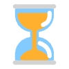 Hourglass Not Done Flat Element from Fluent Emoji Flat Set
