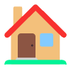 House Flat Emoji from Fluent Emoji Flat Set | Free Download as SVG Vector and Transparent PNG | Streamline emojis