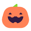 Jack O Lantern Flat Element from Fluent Emoji Flat Set