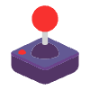 Joystick Flat Element from Fluent Emoji Flat Set
