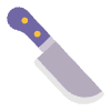 Kitchen Knife Flat Element from Fluent Emoji Flat Set