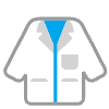 Lab Coat Flat Emoji from Fluent Emoji Flat Set | Free Download as SVG Vector and Transparent PNG | Streamline emojis