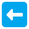 Left Arrow Flat Element from Fluent Emoji Flat Set