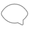 Left Speech Bubble Flat Element from Fluent Emoji Flat Set