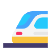 Light Rail Flat Emoji from Fluent Emoji Flat Set | Free Download as SVG Vector and Transparent PNG | Streamline emojis