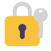 Locked With Key Flat Element from Fluent Emoji Flat Set