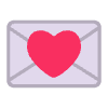 Love Letter Flat Element from Fluent Emoji Flat Set
