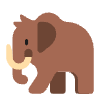 Mammoth Flat Element from Fluent Emoji Flat Set