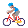 Man Biking Flat Medium Emoji from Fluent Emoji Flat Set | Free Download as SVG Vector and Transparent PNG | Streamline emojis