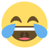 Face With Tears Of Joy Element from EmojiTwo Colors Set
