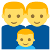 Family Manmanboy Element from EmojiTwo Colors Set