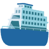 Ferry Element from Noto Emojis Set