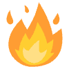 Fire Element from EmojiTwo Colors Set
