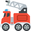 Fire Engine Element from EmojiTwo Colors Set