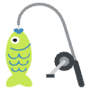 Fishing Pole Element from EmojiTwo Colors Set