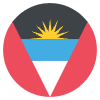 Flag Antigua & Barbuda Element from EmojiTwo Colors Set