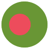 Flag Bangladesh Element from EmojiTwo Colors Set