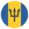 Flag Barbados Element from EmojiTwo Colors Set