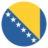 Flag Bosnia & Herzegovina Element from EmojiTwo Colors Set