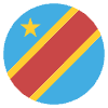 Flag Congo Kinshasa Element from EmojiTwo Colors Set