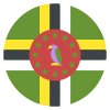 Flag Dominica Element from EmojiTwo Colors Set