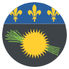 Flag Guadeloupe Element from EmojiTwo Colors Set