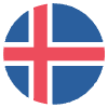Flag Iceland Element from EmojiTwo Colors Set