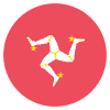 Flag Isle Of Man Element from EmojiTwo Colors Set