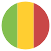 Flag Mali Element from EmojiTwo Colors Set