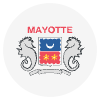 Flag Mayotte Element from EmojiTwo Colors Set