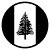 Flag Norfolk Island Element from EmojiTwo Black Set
