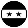 Flag Syria Element from EmojiTwo Black Set